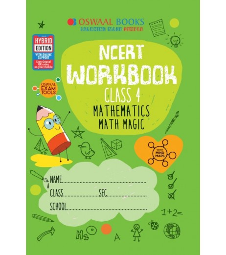 Oswaal NCERT Workbook Class 4 Mathematics Math Magic | Latest Edition Class-4 - SchoolChamp.net